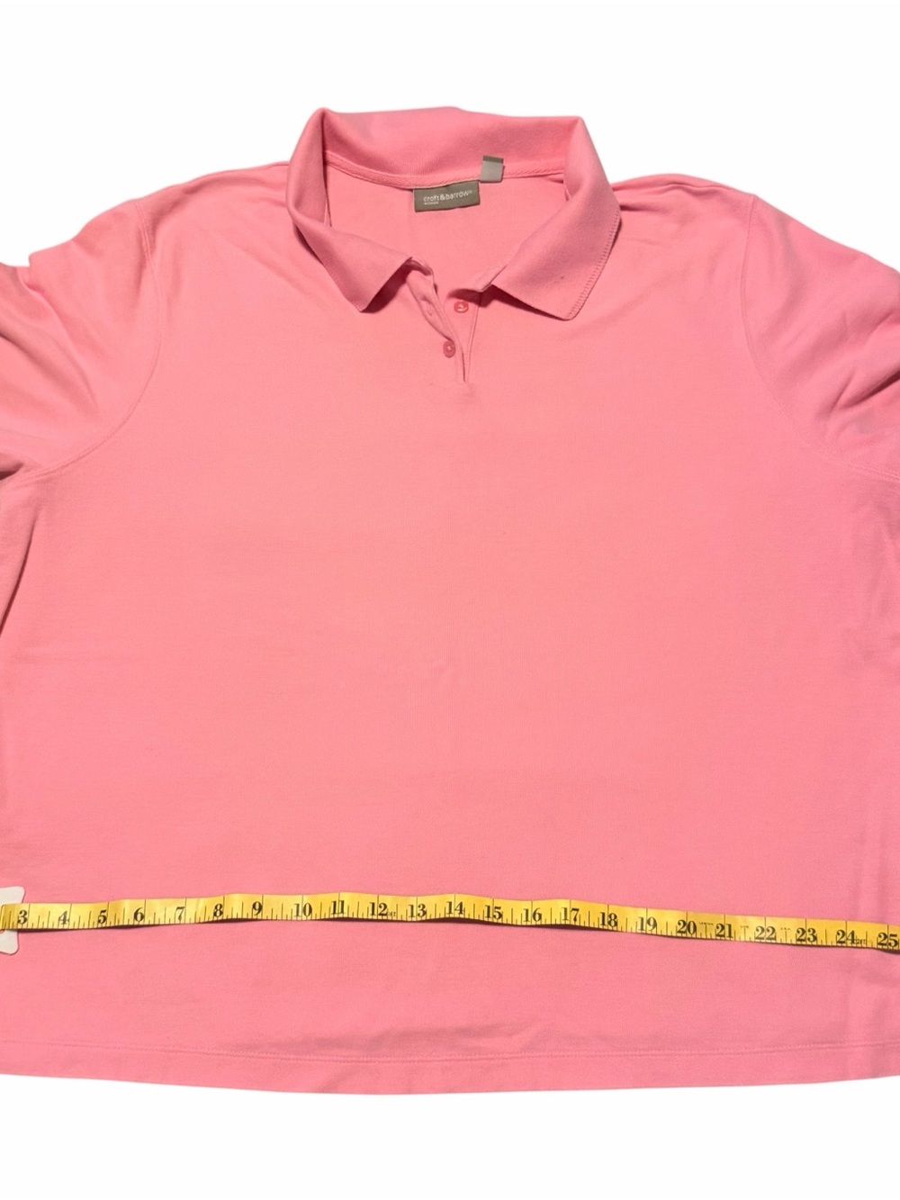 Women’s plus size Pink Polo Shirt - Classic Collared Tee
